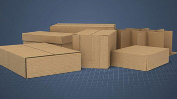 组装瓦楞纸箱 - 来自收敛课程的截图